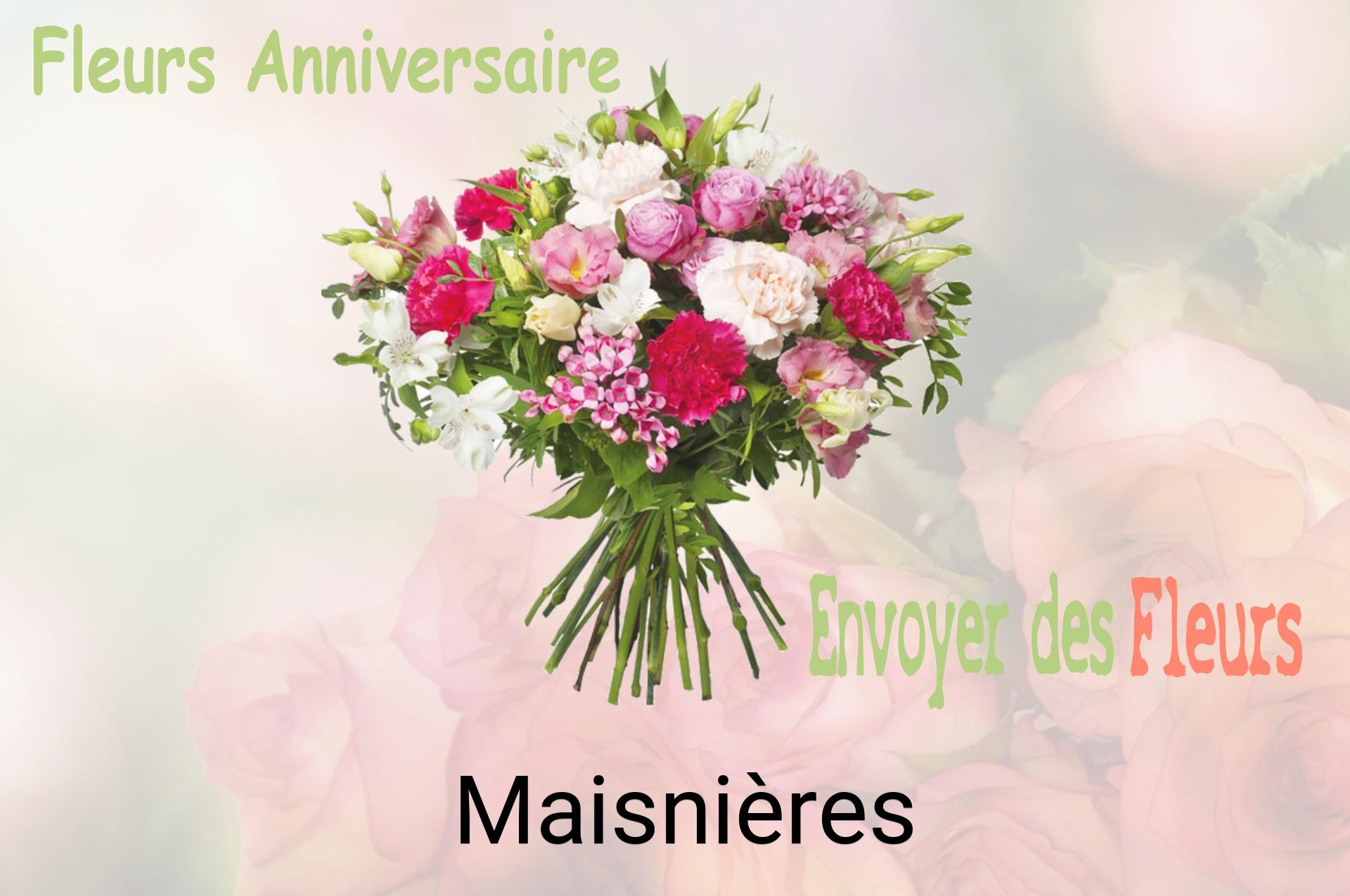 Bouquet de fleurs d’anniversaire livré à Maisnières